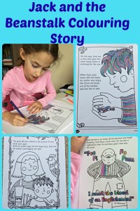 Jack and the Beanstalk colouring story by Twinkl Resources. A stunning story book activity for children
