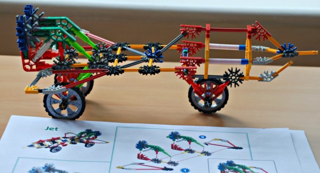 K'Nex Jet built with the K'Nex 35 model ultimate building set