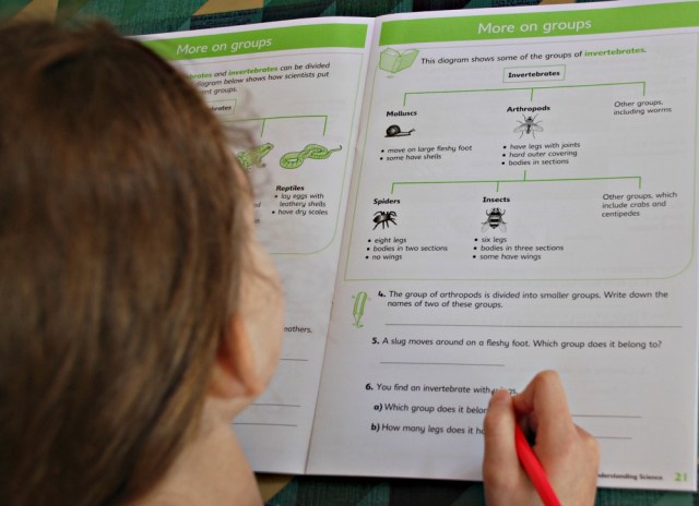Understanding Science by Shofield & Sims Working through the Animal & Plants workbook