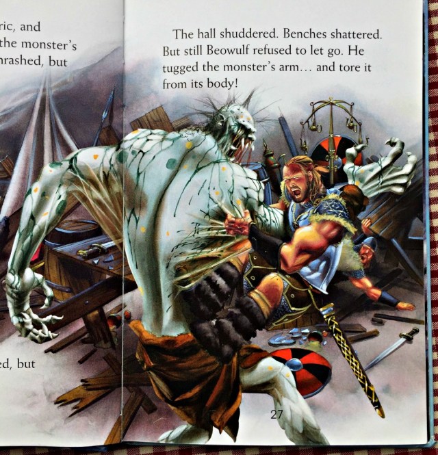 Beowulf. An ancient story about Boewulf fighting monsters and dragons. Part of the Usborne Young Reading Series