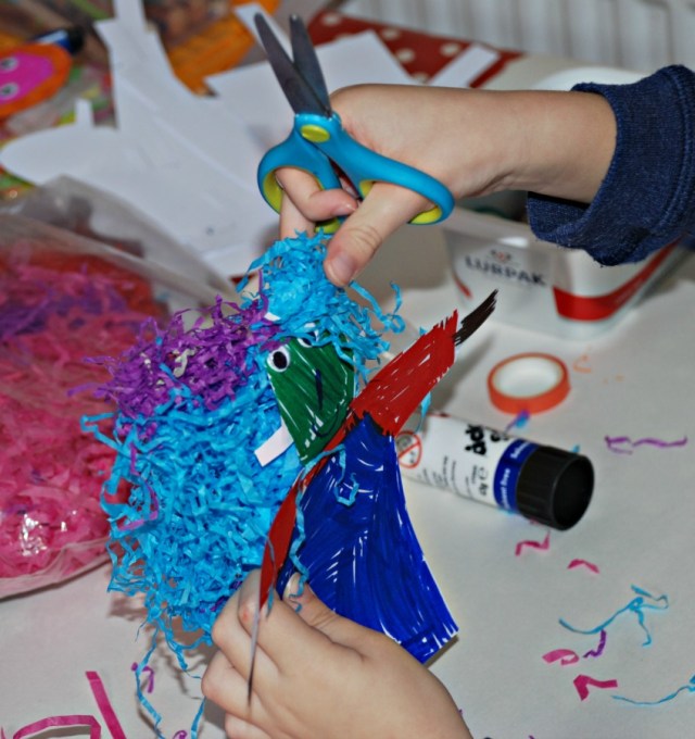 Scarecrow craft activity for children made using an Activity Village template