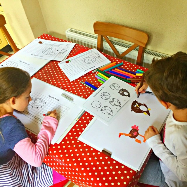 Taking time to follow the kids interests and not rushing to finish gives us moments when we all relax and enjoy the adventure