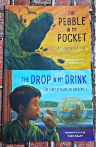 The pebble in my pocket and the Drop in my Drink. Children's book about the history of water and the history of the Earth