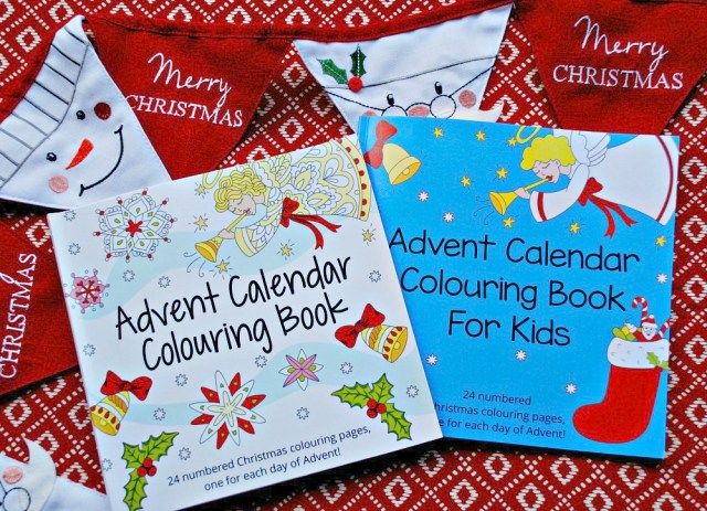 Advent Calendar Colouring Books