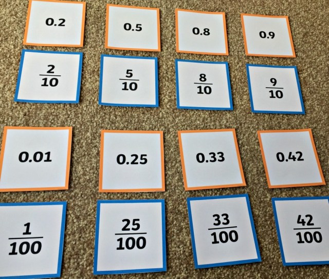 Decimal and fraction matching cards from Twinkl. Great for students to use when practicing converting between fractions and decimals