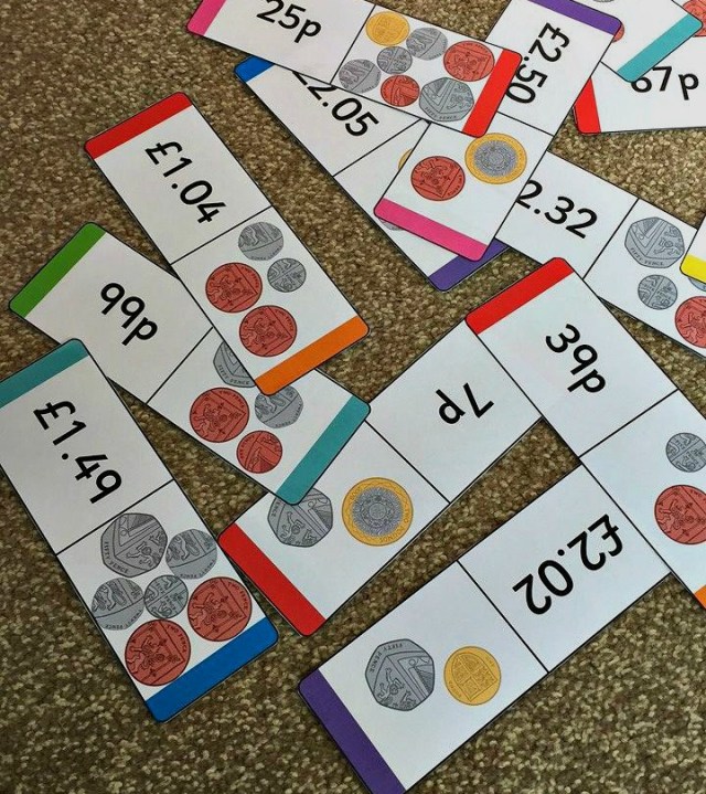 Twinkl's British Coin Value Loop Cards. Great maths resource for key stage 1