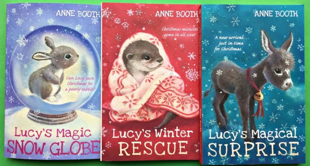 Lucy's Magic Snow Globe, Lucy's Winter Rescue and Lucy's Magical Surprise written by Anne Booth