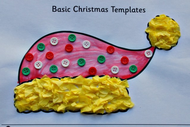 Basic Christmas Templates from Twinkl Resources. Santa's Hat