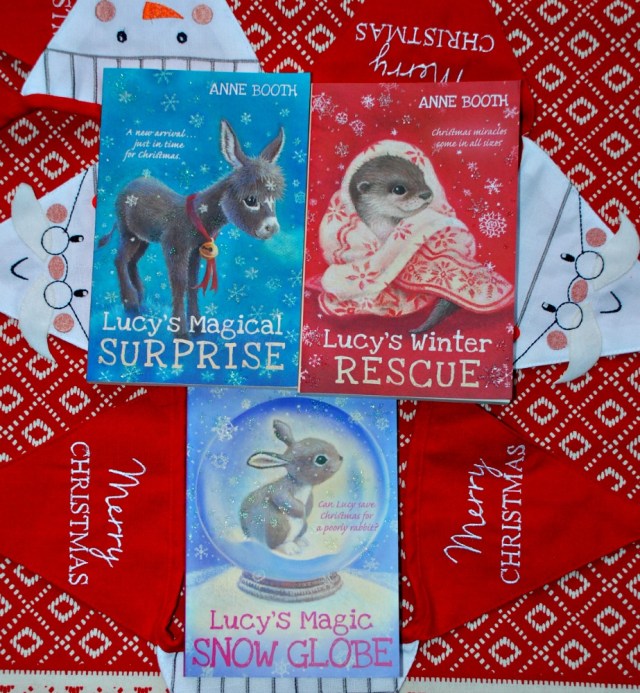 Christmas reading books for children. Lucy's Magicak Surprise, Lucy's Winter Rescue and Lucy's Magic Snow Globe