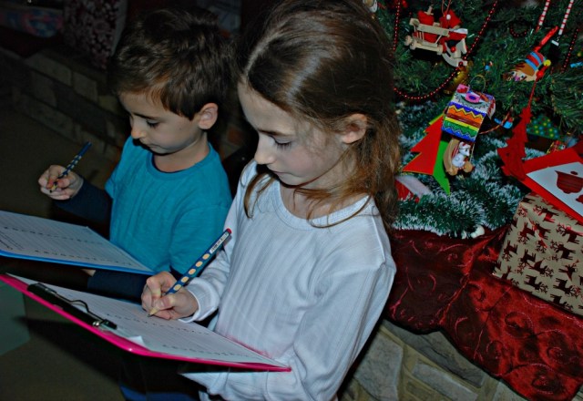 Trying the Christmas Alphabet Challange page from Activity Village. Fun way to practice spelling during Christmas