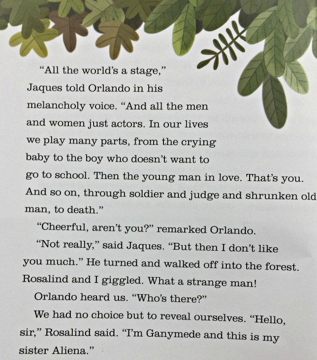 BIg CAT reader. Shakepeare's As You Like It. A kid-friendly version