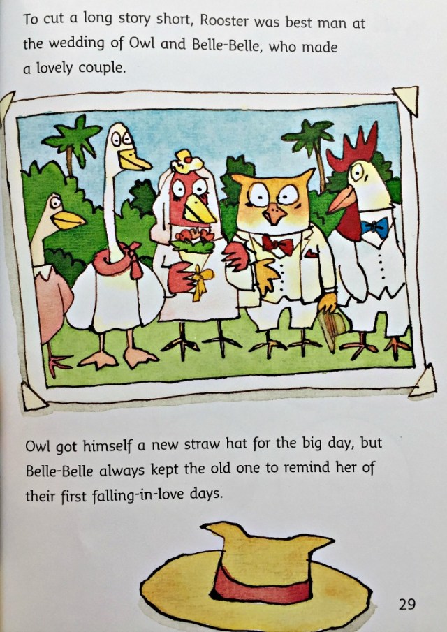 Tiger Dead! Tiger Dead!. The 2nd story in the book is Owl and Belle-Belle