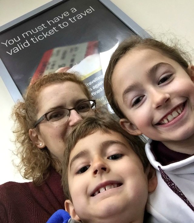 On the way into London to visit a musuem