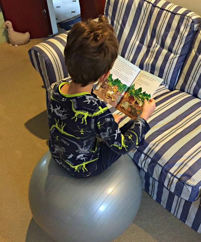 Reading Tiger Dead! Tiger Dead a Collins BIG CAT reader first thing in the morning