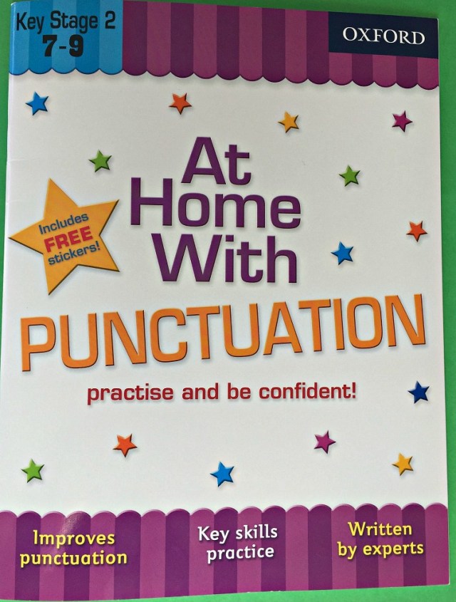 At Home With Punctuation by Oxford University Press. Ages 7 to 9. Good revision book