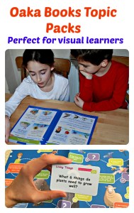 Oaka Books Topic Packs.  Perfect for visual learners.  Science, History and Geography