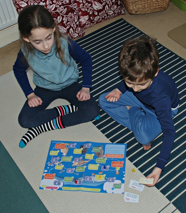 Playing the Oaka Book Living Things and Their Habitats game, part of the topic pack aimed at ks2