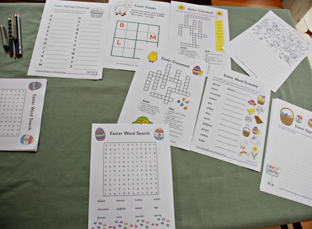 Activity Village Easter themed pages