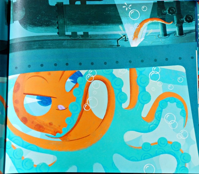 Inky's Great Escape. A fun children's storybook and an octopus who escaped his tank