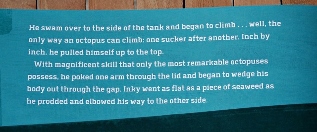 Inky's Great Escape. A new fun children's storybook about a daring octopus escape
