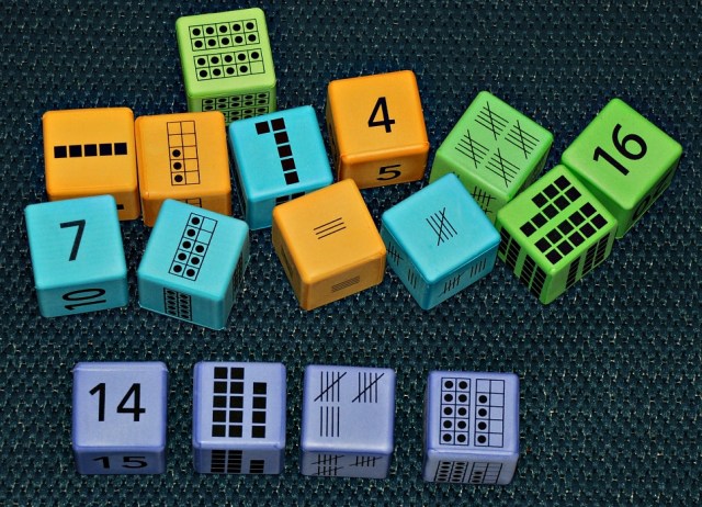 Learning Resources multiple respresentation foam dice. Numbers from 0 to 20