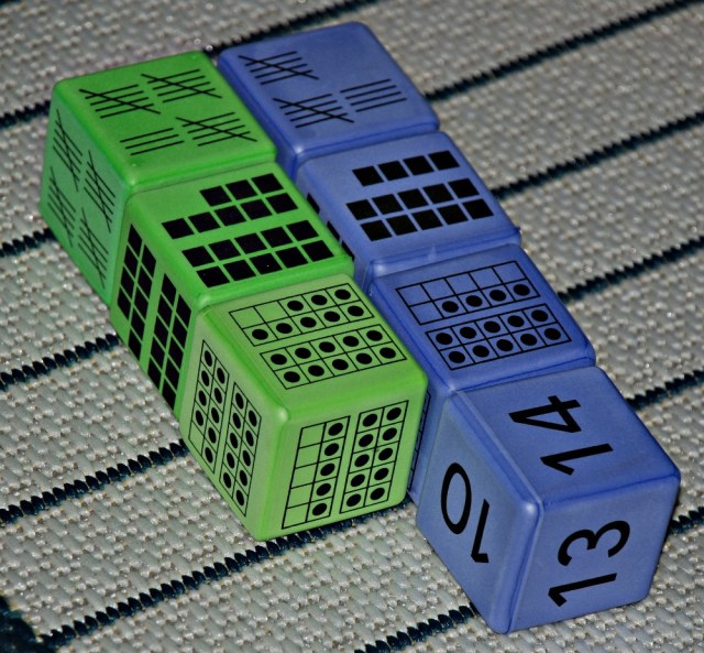 Maths Resource. Multiple Representation Dice from Learning Resources. 16 foam dice which with numbers from 0 to 20