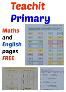 Teachit Primary Resources Website. Lots of FREE to download Maths and English pages.