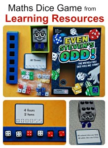Even Steven's Odd! Maths Dice game from Learning Resources