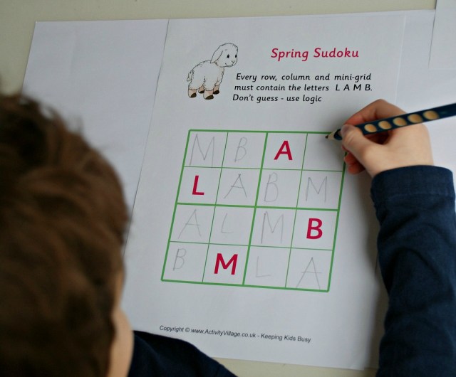 Activity Village Word Sudoku