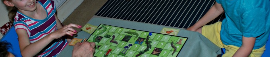 Playing the Predators and producers Science Board game from Oaka Books. Fun Science activity for Key Stage 2 ages