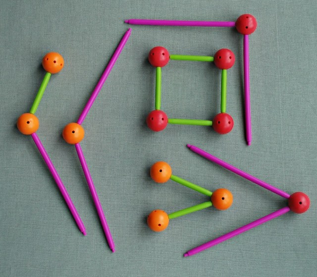 Using our Dive into Shapes set from Learning Resources to get familiar with different shapes