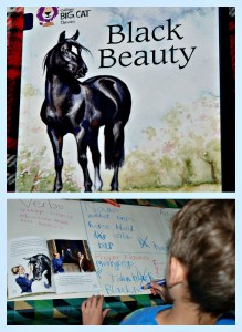 Classic Children's story Black Beauty. Using it for a verb, noun, adverb and adjective hunt
