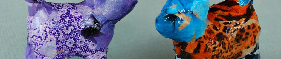 Decoupage Cats. Easy and fun crafting activity for children to do at home. Great all year round activity