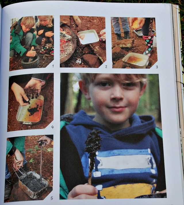 Forest School ADventure. Outdoor Skills and Play for Children. Includes step by step instructions for each activities and lots of photographs