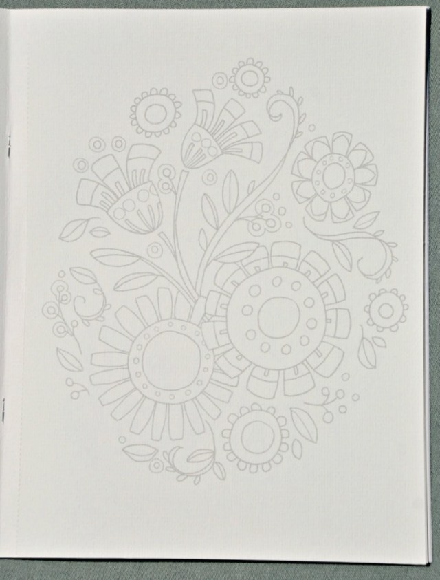 Just Add Watercolour Flower book by Robin Pickens. Includes 8 grey pictures for the users to experiment with