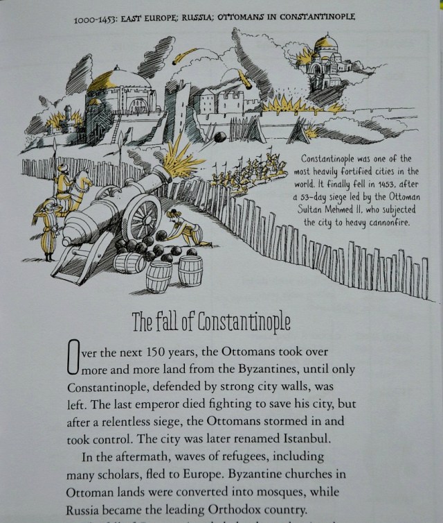 Usborne's A Short History of the World. The fall of Constantinople