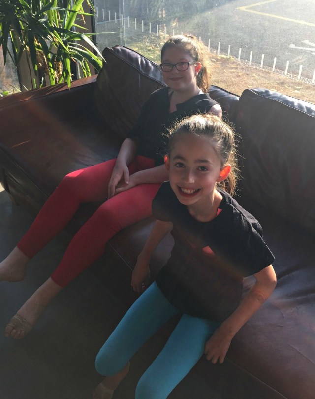 Dance show ofamily learning together