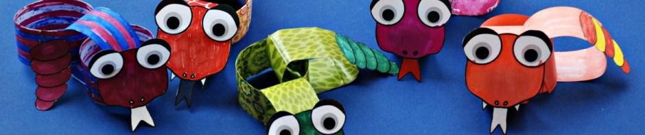 Snake paper Chain craft activity from Twinkl Resources