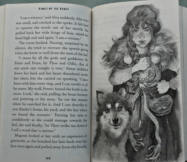 Riddle of the Runes. A story about a strong-willed Viking girl Alva