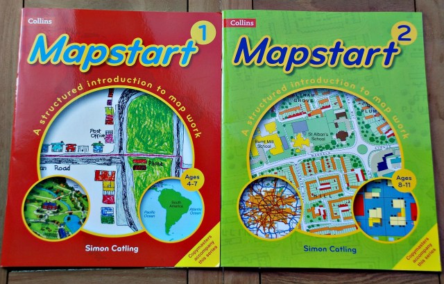 Collins Mapstart Primary books. Mapwork for primary aged children