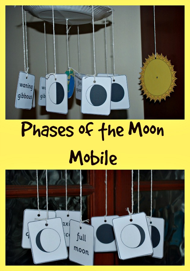Phases of the Moon Visual Aid | ofamily learning together