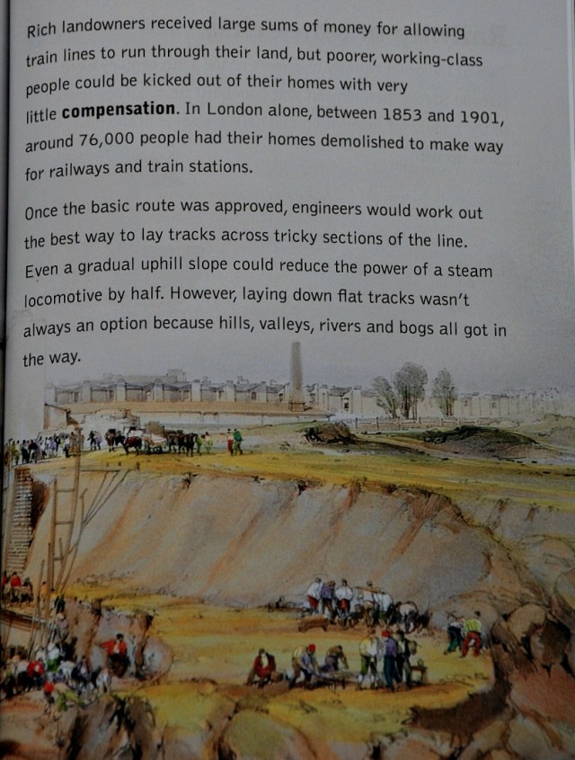 The BIG CAT reader The Railway Revolution. Filled with lots of historical facts about the Railways in Britain