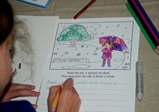 Weather Myth writing pages from Activity Village