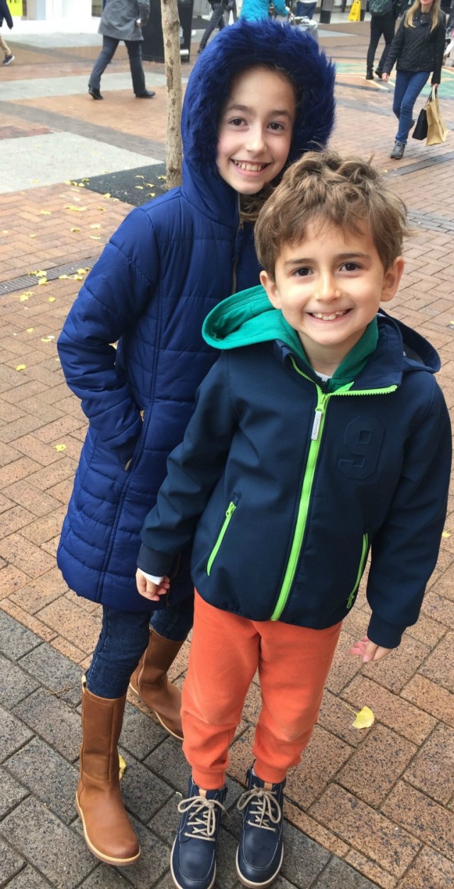 Winter shoe shopping at Clarks