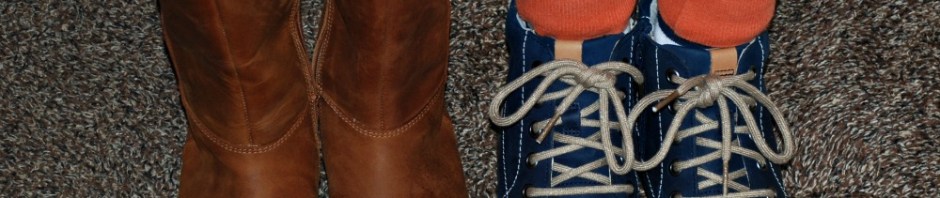 Winter shoe shopping for sensory kids