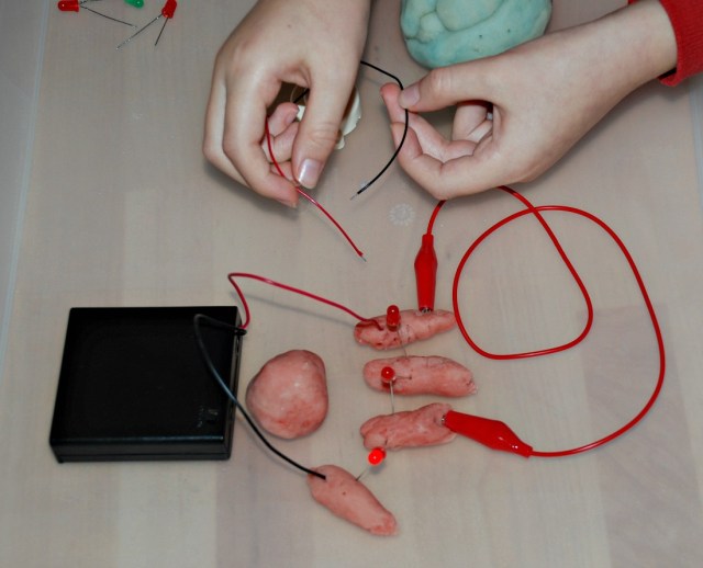 creating circuits and then changing them to get certain lights to light up