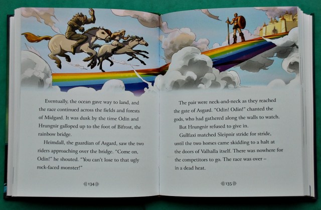 Inside page from Usborne Illustrated Norse Myth book