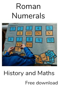 Roman Numeral matching Cards perfect for a Roman Topic. Free to download from Twinkl Resources website