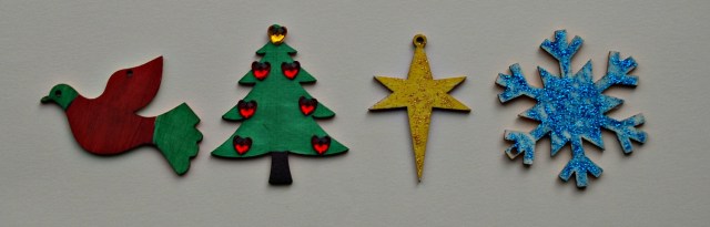 Some of the Tiger Christmas Ornaments decorated by Kids. Easy Christmas Craft activity