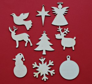 The Tiger Christmas ornaments that you can buy instore and decorate yourself